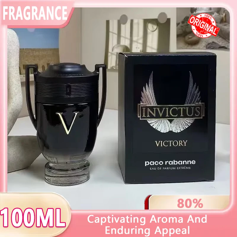 100 مل 3.4FL.OZ عطر أكوا INVINCIBLE للرجال EDP، نوتات وودي المائية، رذاذ عطر المحيط الطازج هدية للرجال