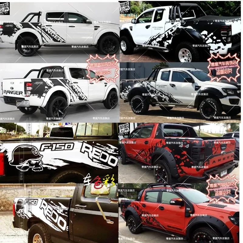 Car Stickers Body Decoration Vinyl Modified Decals Foil Accessories FOR Ford Raptor F150 F350