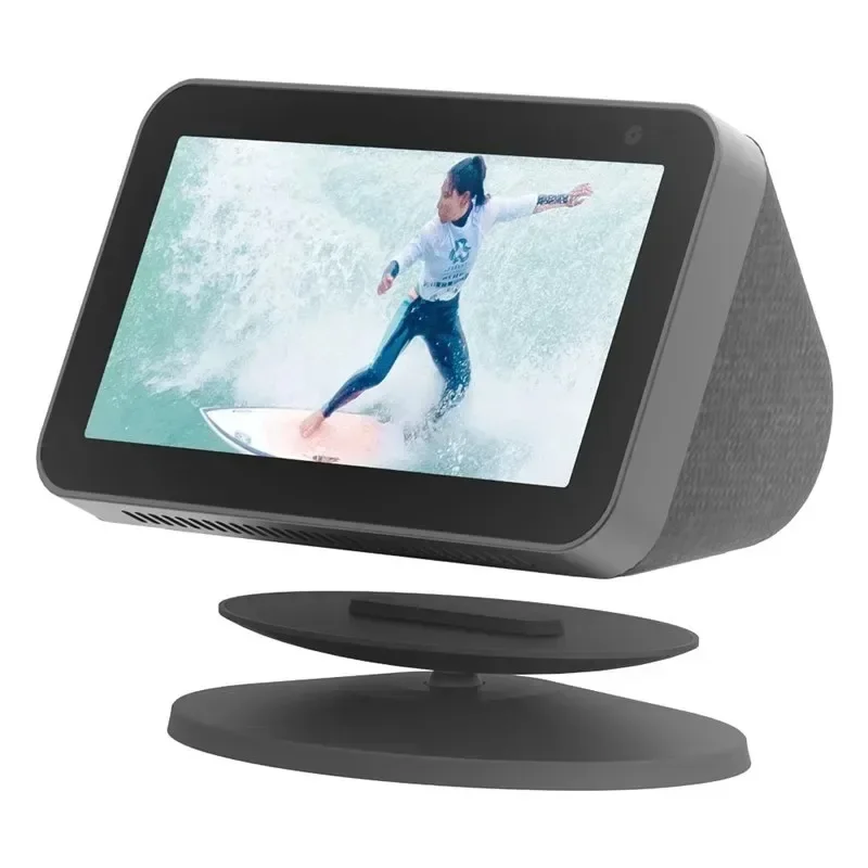 

Magnetic Holder for Echo Show 5 Stand Base Mount Aluminum Adjustable Rotatable Anti-Slip Full 360 Degree Bracket Speaker Holder