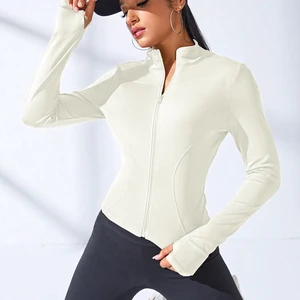 Frauensportjacke mit Reißverschluss, Yogajacke, Kurzfilm, Fitnesskleidung, Gewichtsverlust, Körperskulptur, neu, 2024 8 Hauptverkaufszweiwerin in Bunda - №1