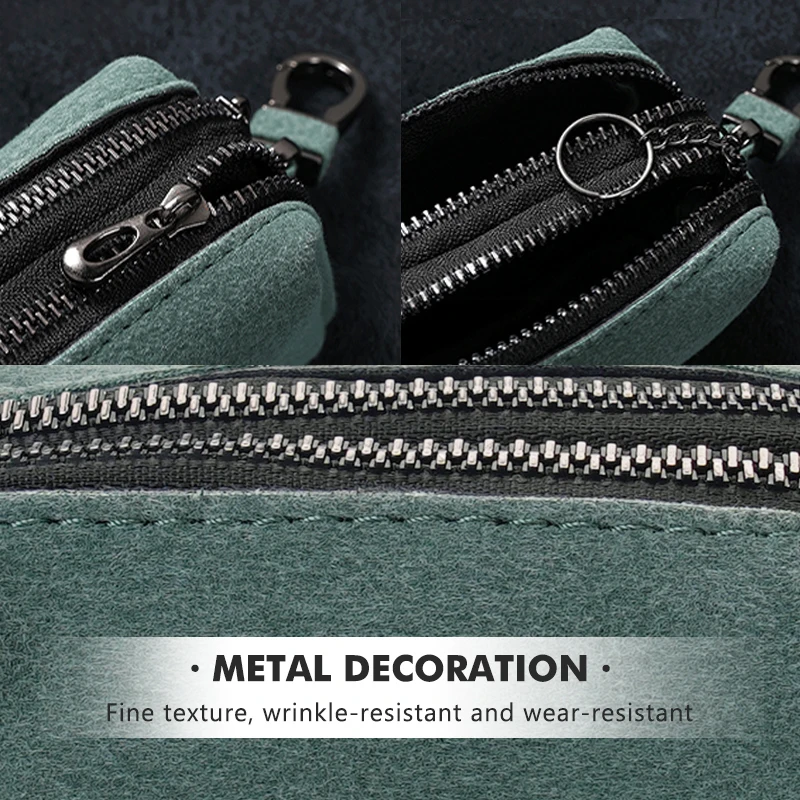 Car Portable Short Wallet Credit ID Card Coin Zipper Purse For BYD S6 S8 E5 E6 G6 L3 S7 G7 Tang Song Qing Yuan Han Max - view 4