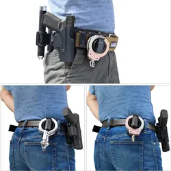 Tactical Handcuffs Holster holder,Open Top Handcuff Pouch, Belt Clip Handcuff Case