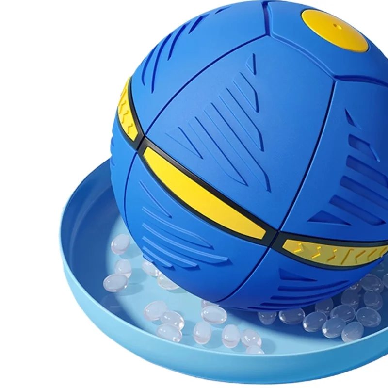 Palla da gradino rimbalzante per bambini - Deformazione del disco volante, esterno luminoso, giocattolo educativo per neonato, sicuro, edificio della coordinazione