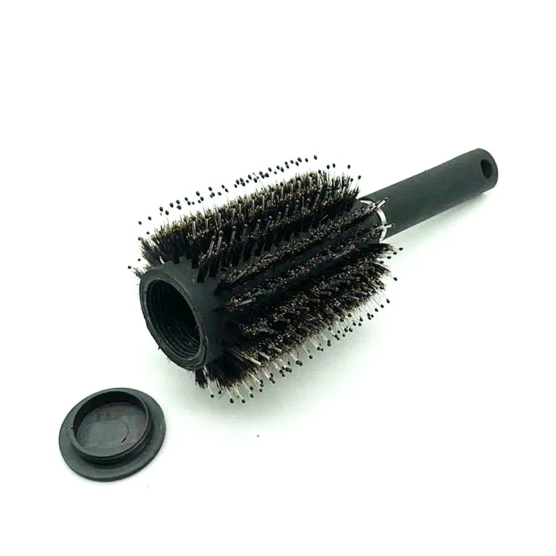 Escova de cabelo Desvio Seguro Stash Can, Recipiente secreto com comestível, Cheiro à prova sacos