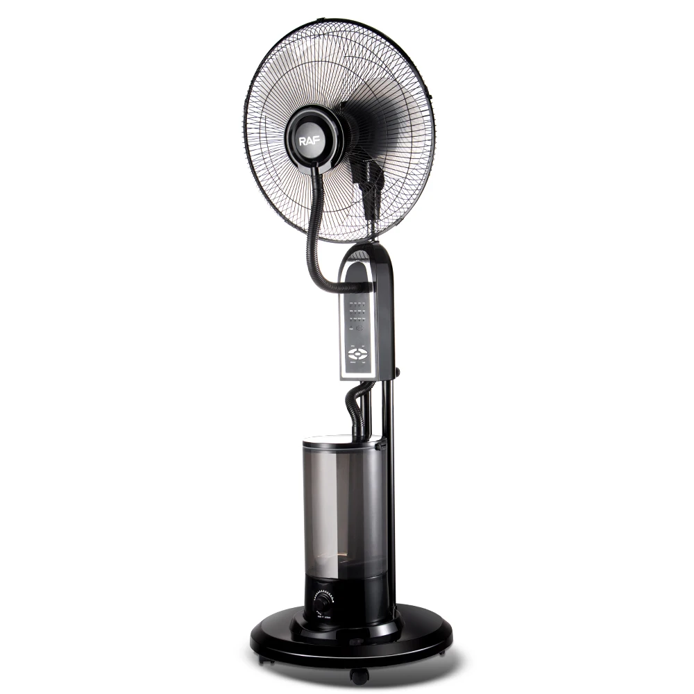 

2025 Standing Humidifier Misting Fan Water Spray Water Mist Cooling Fans with Remote Control