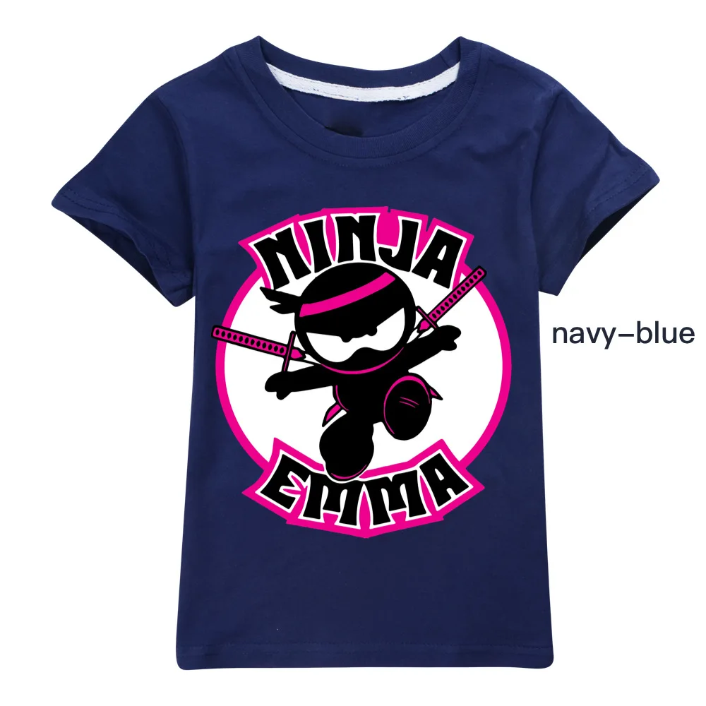 NINJA KIDZ Kids T-Shirt Girls Boys Cartoon Casual Short Sleeve Summer Tops Clothes Tshirts Child Sports Tees Clothing