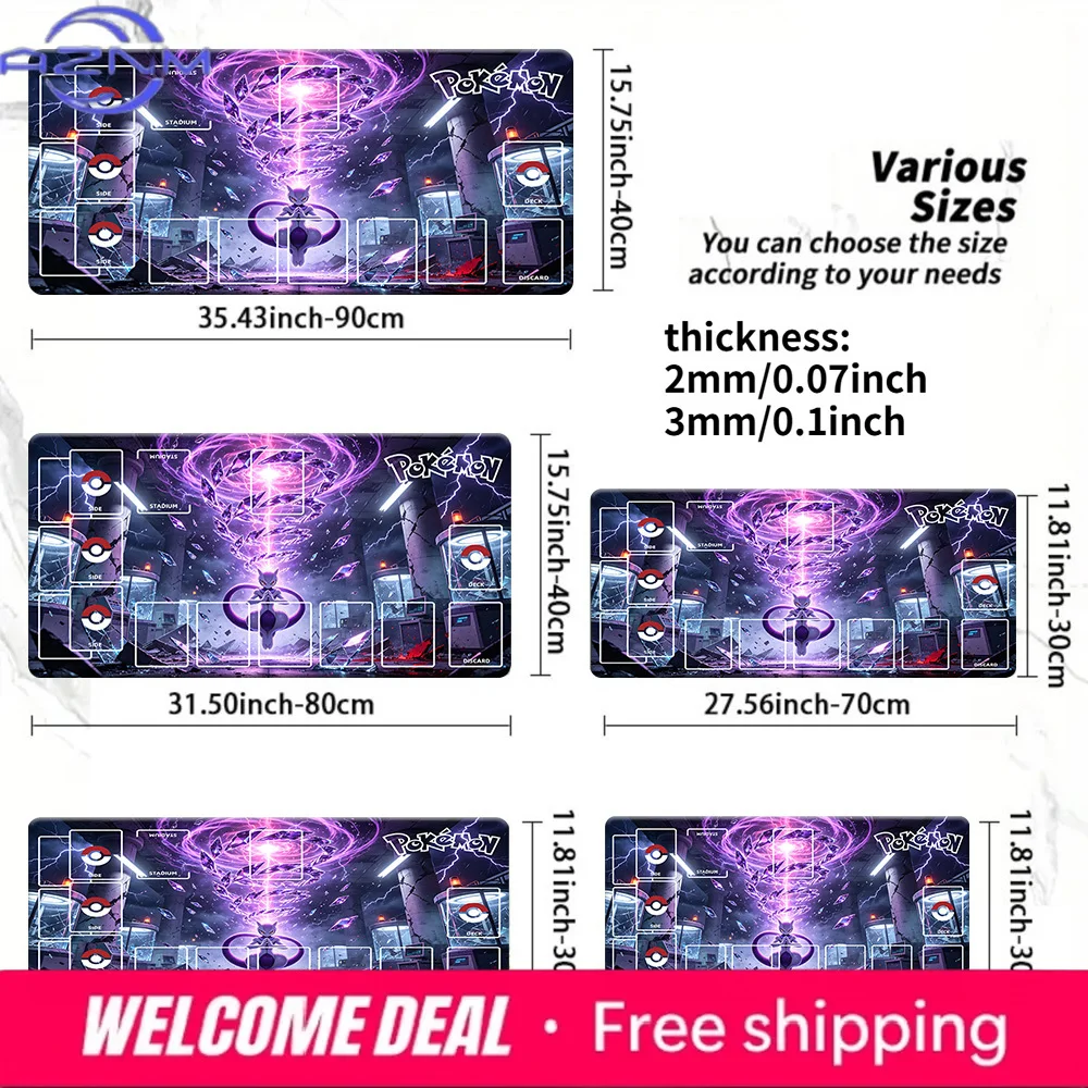 Mewtwo Psychic Laboratory TCG Spielmatte Gaming-Mauspad