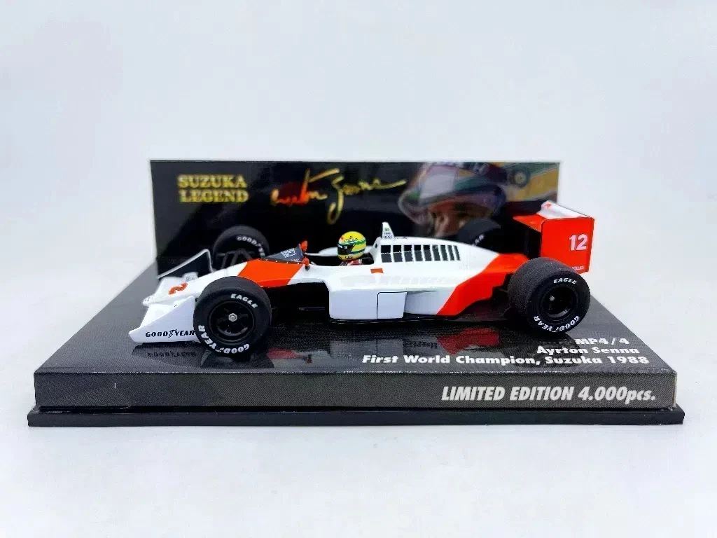 Minichamps 1:43 F1 MP4-4 1988 Senna Japan Simulation Limited Edition Resin Metal Static Car Model Toy Gift