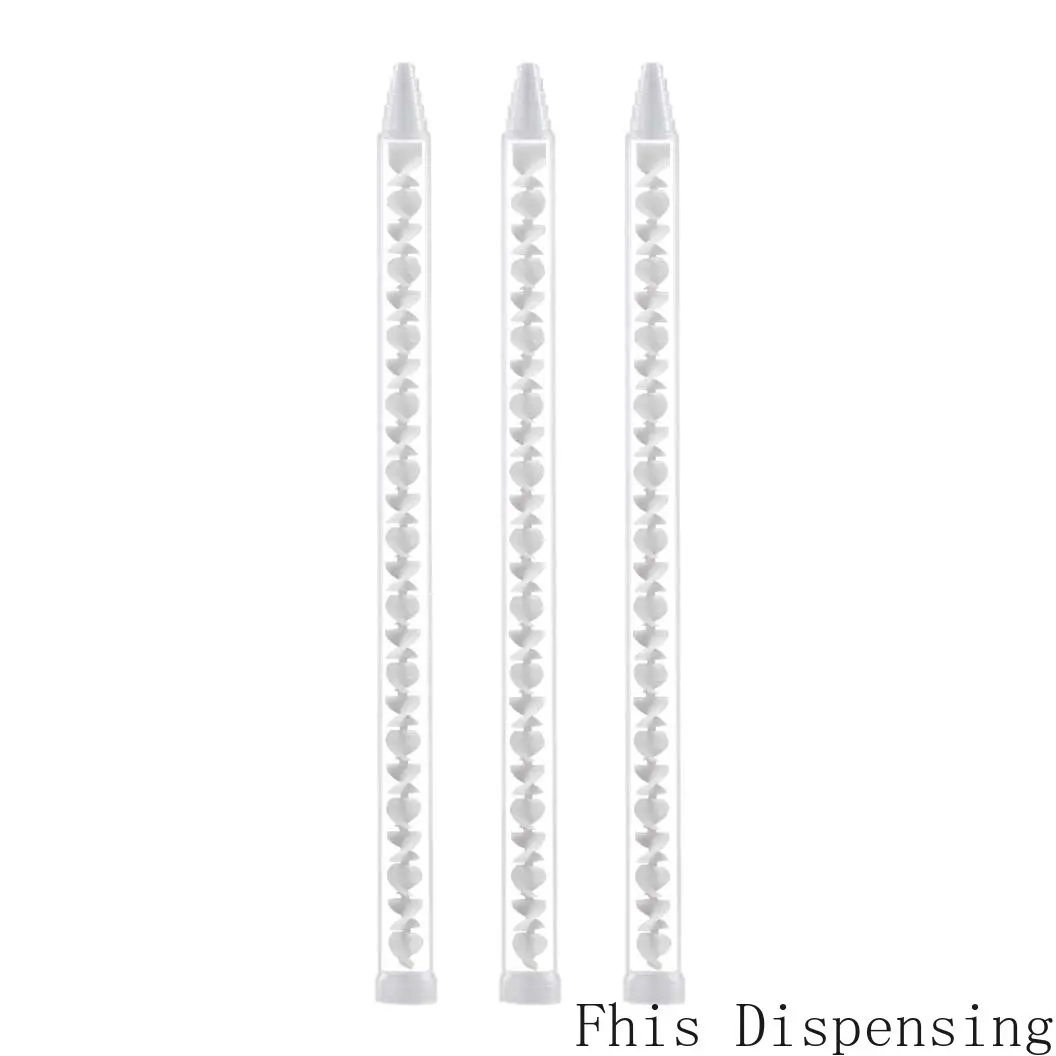 

Набор из 10 статических смесителей для смолы MC13-24 Смесительные насадки для упаковки Duo, материал из эпоксидной смолы Core POM