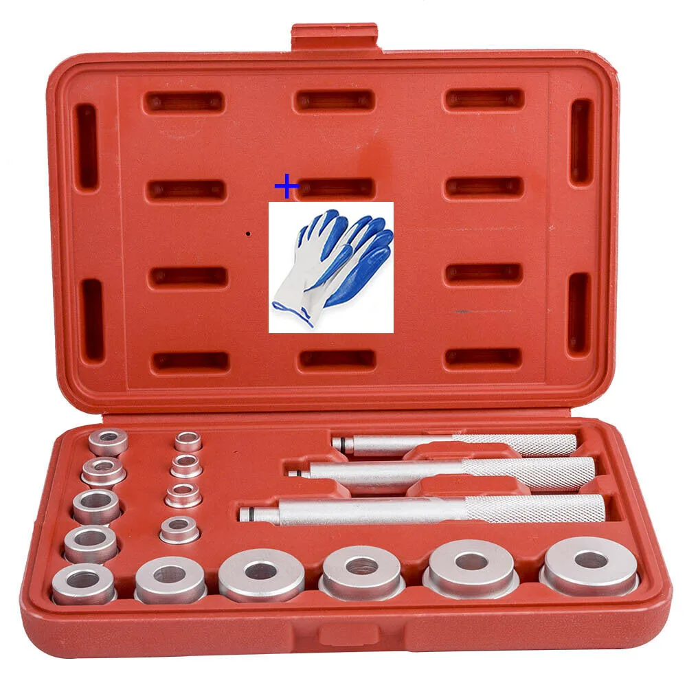 

17PCS Auto Bearing Race Seal Driver Disc Tool Master Set Wheel Axle Bushing Installation Kit for Cars Motorbikes