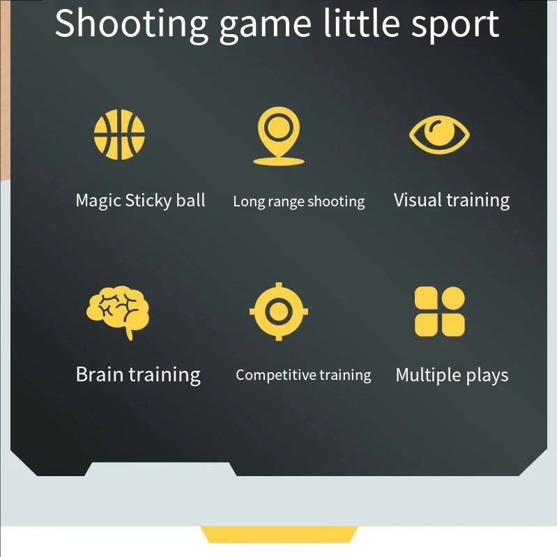 Katapult-Klebeball-Bogen-und-Pfeil-Zielscheibe, interaktives Eltern-Kind-Wurf- und Schieß-Dartspielzeug – Detail 4