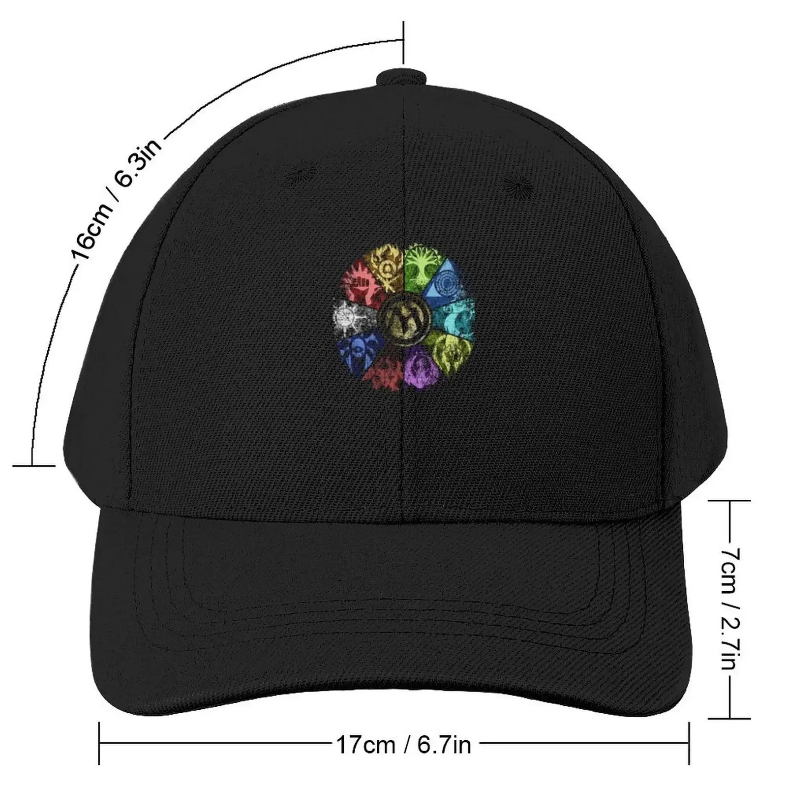 MTG Faded Guild Wheel Baseball Cap Beach Outing fishing hat New In The Hat Women's Hats Men's