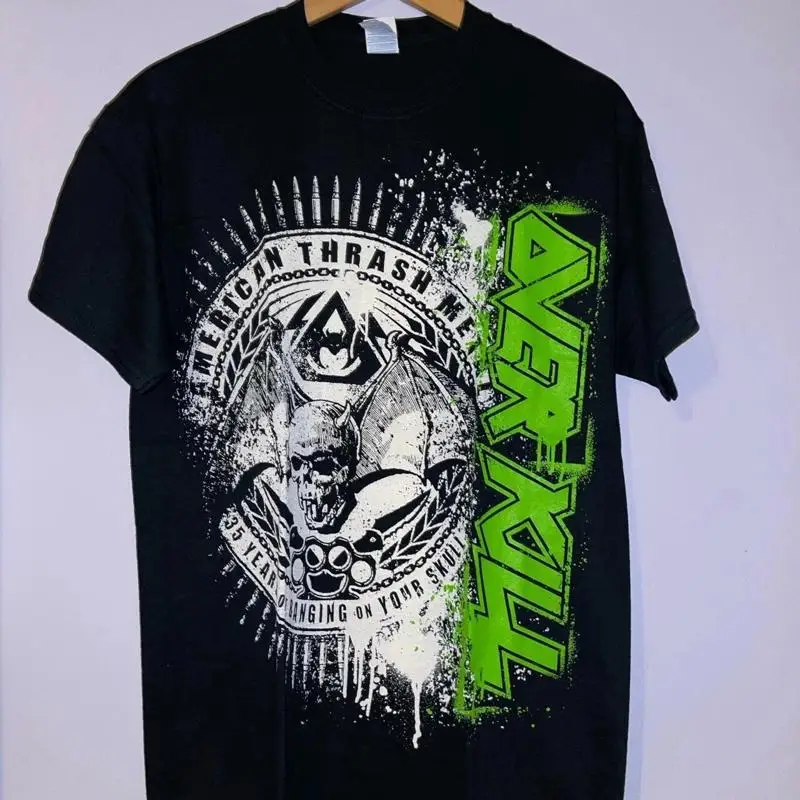 Overkill Band T Shirt Rare Reprint Black S Äì4Xl