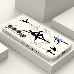 Ballet Dancer Phone Case For Samsung Galaxy A17 A56 A55 A35 A25 A15 A05 A05S A54 A34 A24 A14 A04 A04S A04E 4G 5G Cover