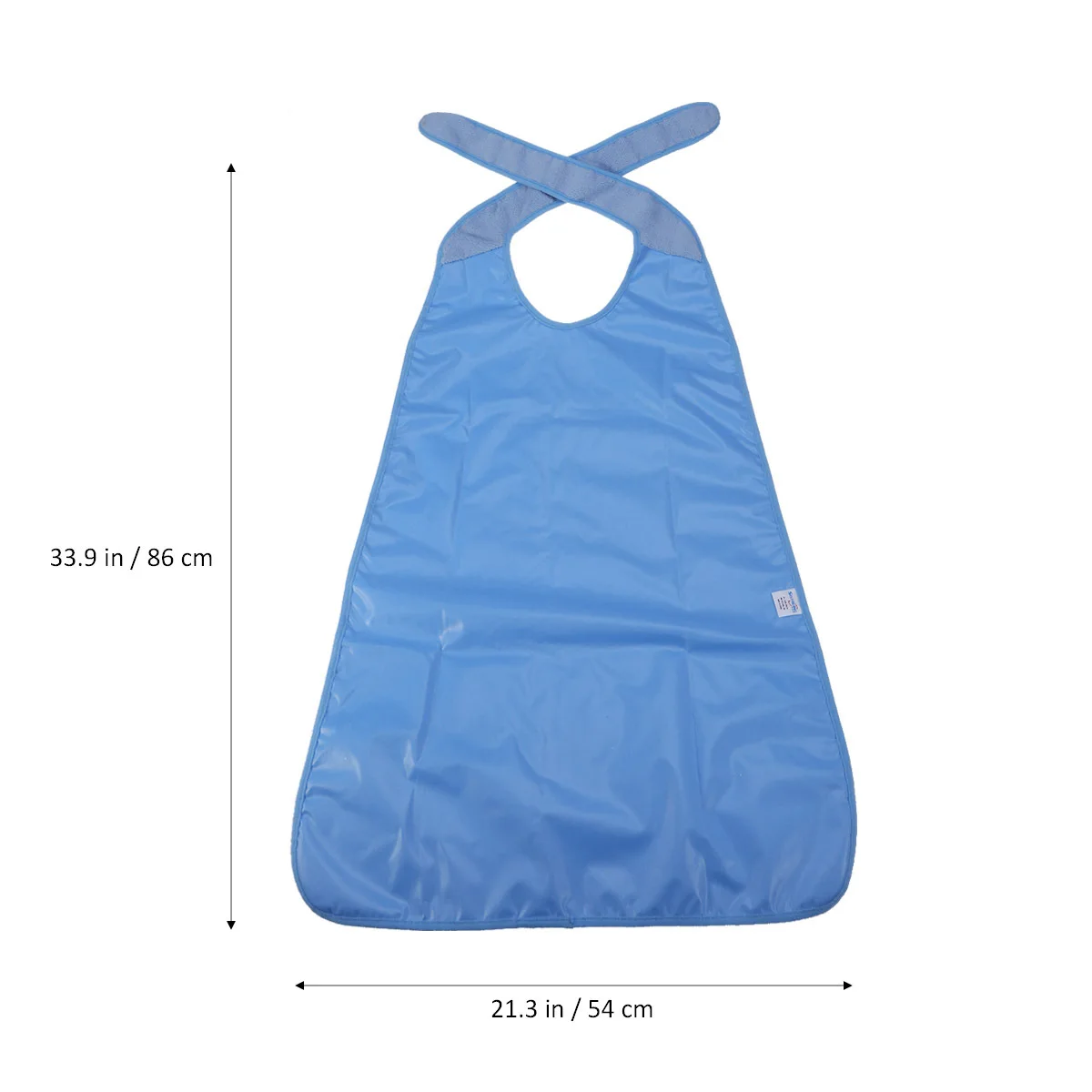 

Водонепроницаемый нагрудник для еды для взрослых и пожилых людей, тканевый нагрудник большого размера с завязками на спине, моющаяся защита для одежды, защита для одежды