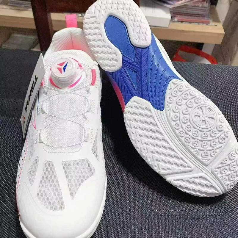 

Original Brand Table Tennis Shoe Comfortable Tennis Shoes Anti-Slippery Badminton Shoes Light Weight Indoor Court Shoes Couples