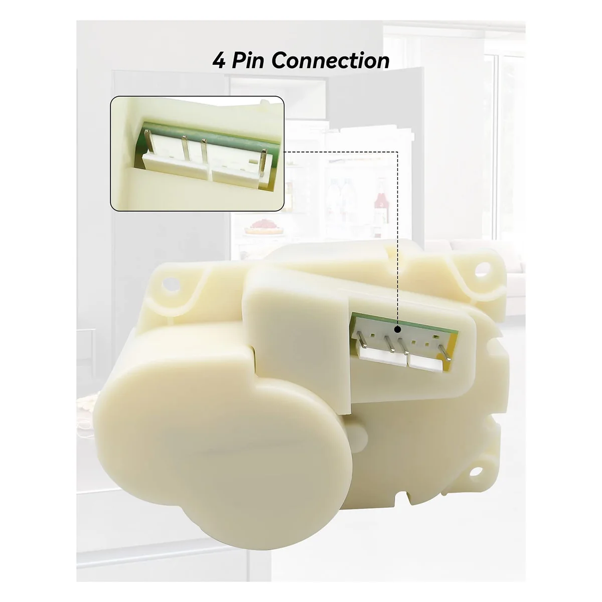 W 10822606   Reemplazo del motor de barrena para Kenmore Whirlpool 7MF2976 106454 106460   MCD2358 MFT2574 Motor trituradora de hielo para frigorífico