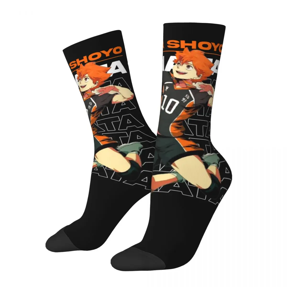 Haikyuu Volleyball Kuroo Tetsurou Kozume Kenma Anime cosy Unisex Socks,Hiking Happy 3D printing Socks,Street Style Crazy Sock