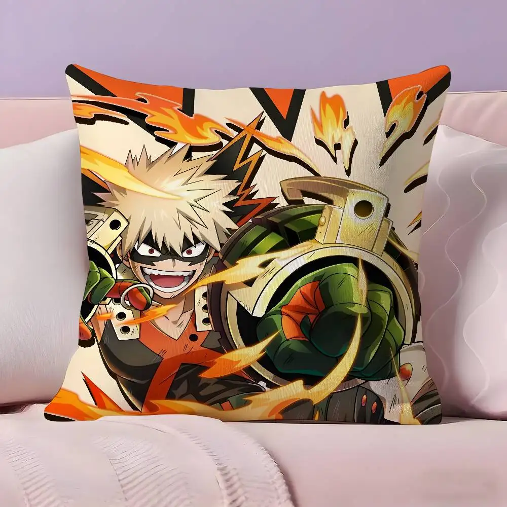 Bakugou Katsuki M-My Hero Academia Anime Pillow Case Ultra Soft Skin Friendly Fabric Cloud Like Comfort & Concealed Zipper