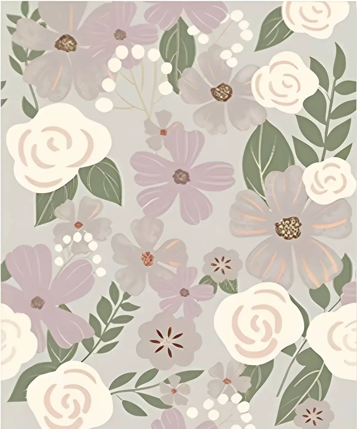 Leaf Wallpaper Stick and Peel Vintage Self Adhesive Wallpaper Vinyl Film Wall Paper Removable Contact paper for Drawer Shelf