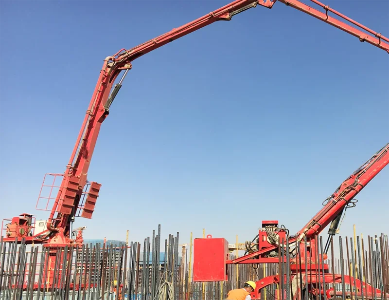 Spider Concrete Placing Boom Mobile Concrete Distributor Arm for High Reach Slab Pouring Projects