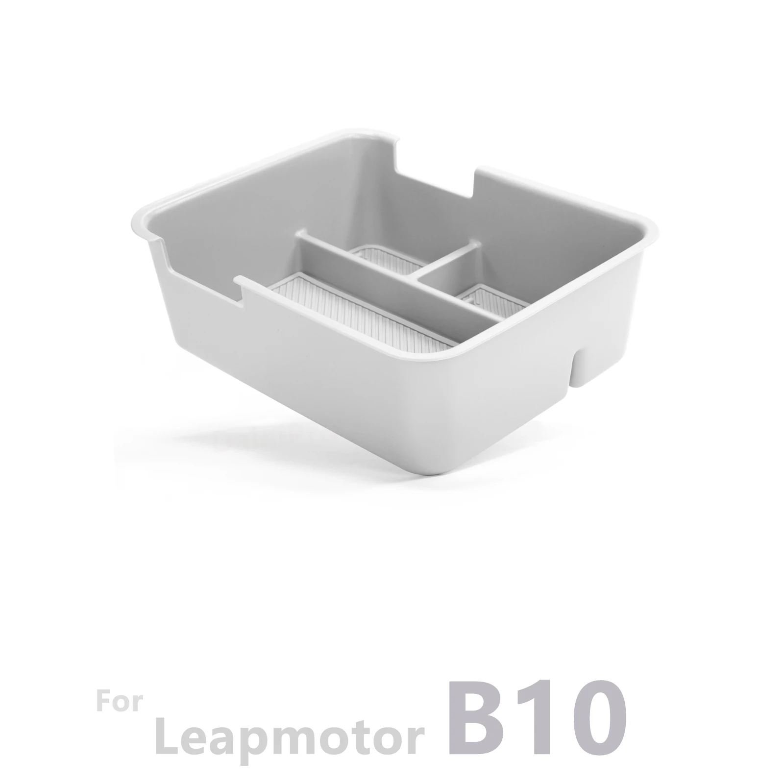 For Leapmotor B10 Armrest Storage Box Upper Tray Divider Soft Silicone Pad Storage Modification Accessories Storage Expansion