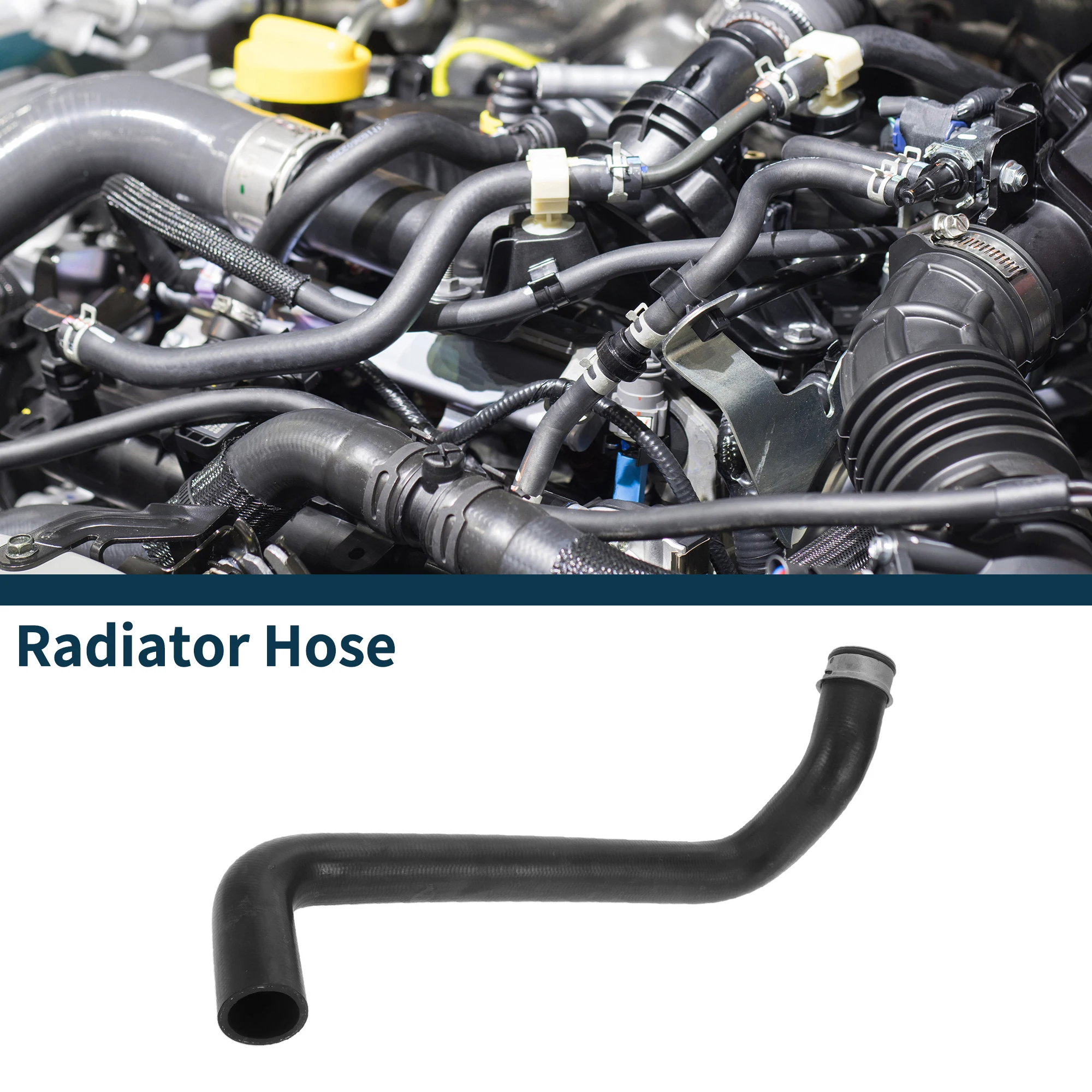 

Шланг радиатора UXCELL для Mercedes-Benz Sprinter 3-T 3,5-T 5-T 906, хороший уплотнитель No A9065010382, верхний шланг охлаждающей жидкости, черный, 1 шт.