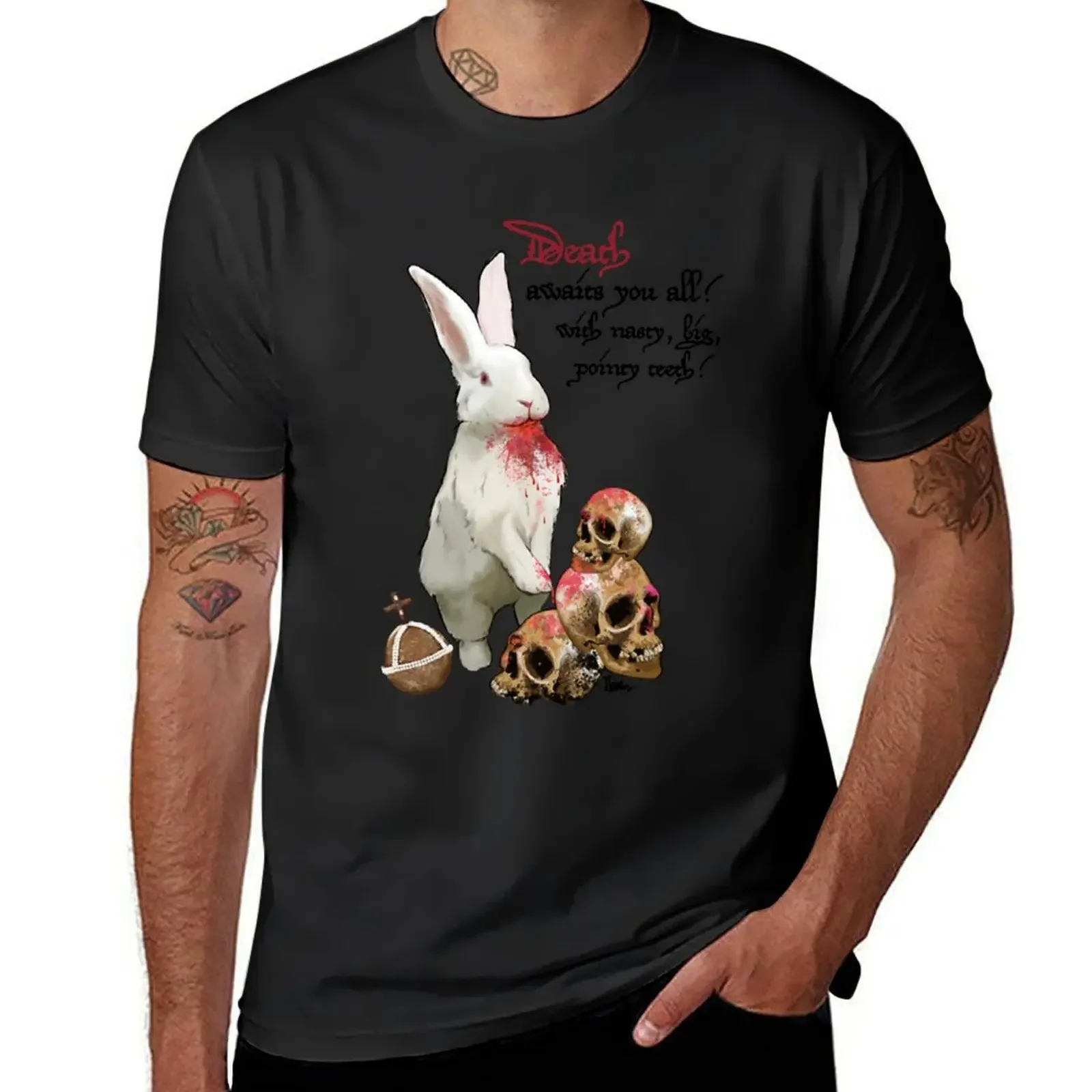 Killer Rabbit of Caerbannog T-Shirt blanks tshirts personalised street wear men t shirts