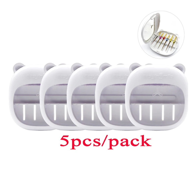 Easyinsmile 5Pcs Dental Endo Files Ruler Management Boxes Lengh Measuring Sterilization Containers Box