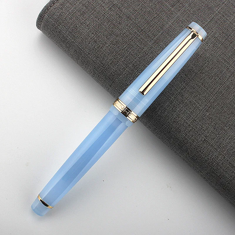 

Jinhao 82 Series Fountain Pen Multi Color Acrylic Barrel Fine Nib Silver /Gold Clip Business Signature School Calligraphy