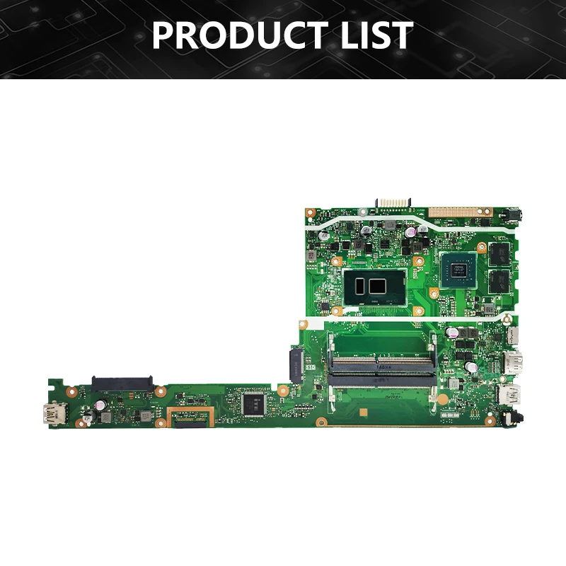 X407UB Notebook Mainboard For ASUS A407UF F407U X407UF F407UB A407U F407UF Laptop Motherboard CPU I3 I5 I7 6th Gen