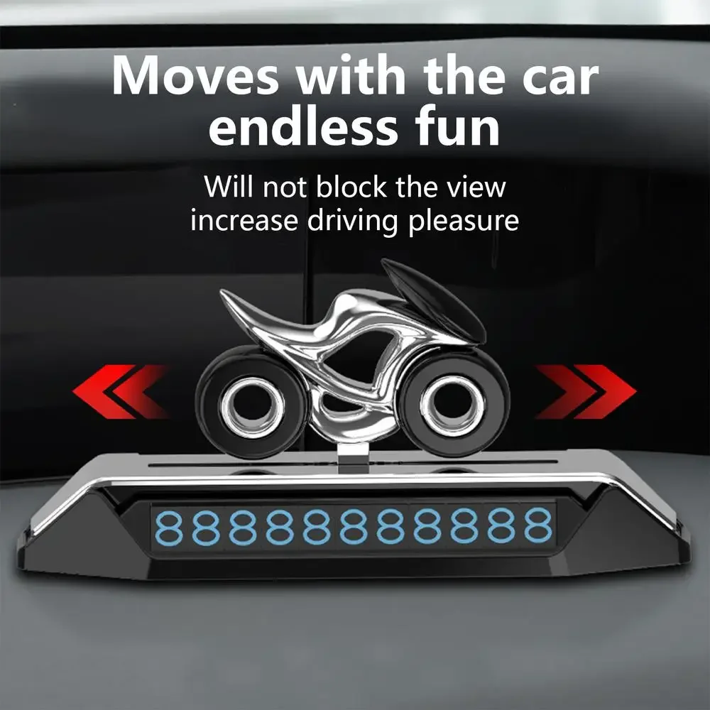 

Aromatherapy Fragrance Decor With Temporary Parking Number Plate Motorcycle Swing Car Accessory Must Haves Parking Gadgets Car