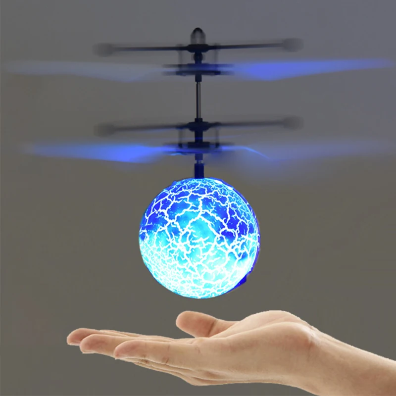 Kid Fly Ball Mini RC Drone Toys Creative Children Helicopter Electronic Infrared Induction Aircraft Fly Toy Boy Birthday Gift