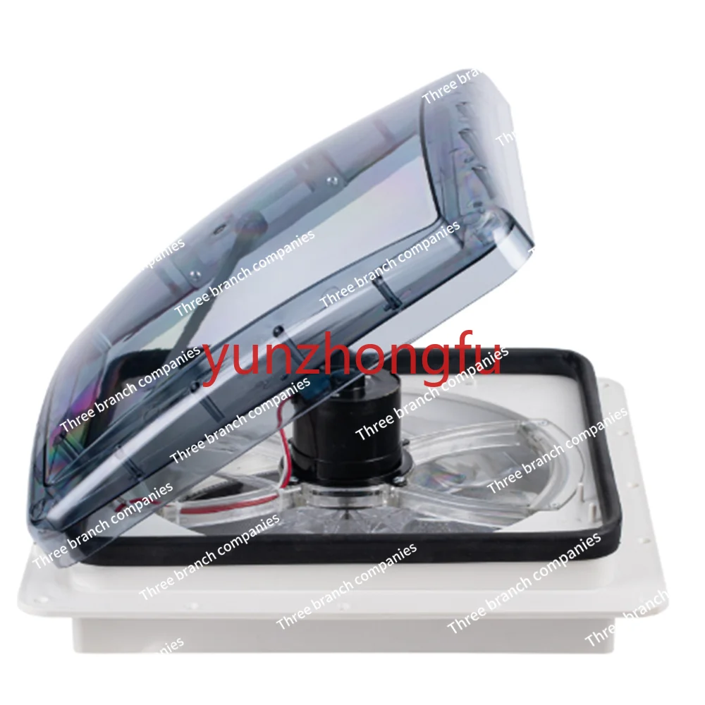 Roof Skylight Motorhomes Vents 12V Camper Vehicle Electric RV Vents Fan 10/3 Speed RV Fan Rain Sensor Remote Control Caravan RV