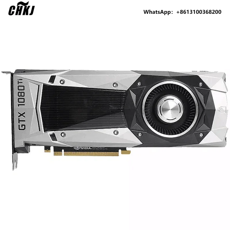 CHKJ l #   Tarjeta de Video de Alta Calidad GTX 1080ti 11GB GDDR5X GPU 1080ti Tarjeta Gráfica para Juegos VGA GTX 1080 ti para Computadora de Escritorio