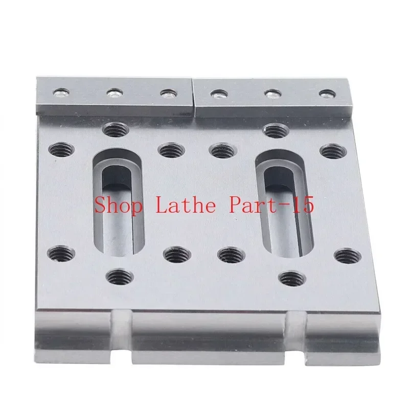 

120x100X15mm M8 CNC Wire EDM Fixture Board Stainless Jig Tool Fit Leveling & Clamping