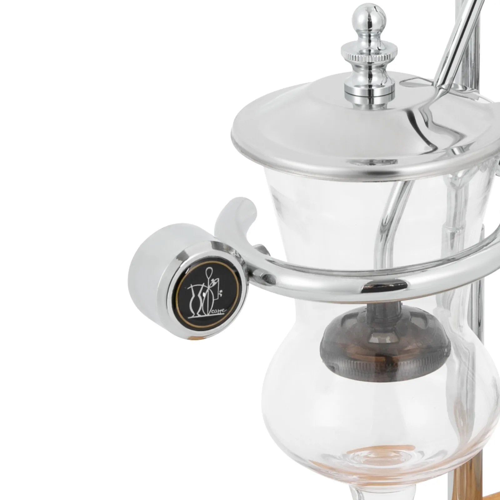 ベルギー/ベルギー王室バランスサイフォンコーヒーメーカー、サイフォンブリューワー、シルバー