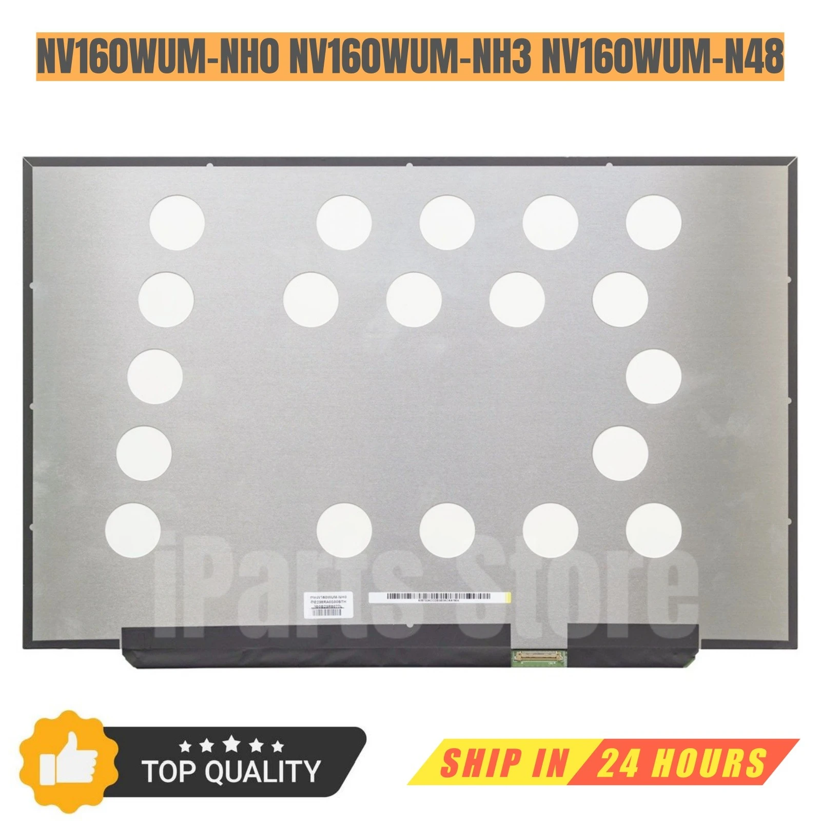 

iParts Replacement New Display NV160WUM-NH0 NV160WUM-NH3 NV160WUM-N48 16.0 Slim 1920*1200P IPS 60HZ LCD Screen Panel Matrix OEM