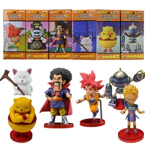 6pcs/1set Anime Dragon Ball Super Vol.5 Figura Banpresto Serie WCF Son Goku Mark Model Toy Aciton Figura 10cm 8 Mejores cifras de WCF de ventas - №8
