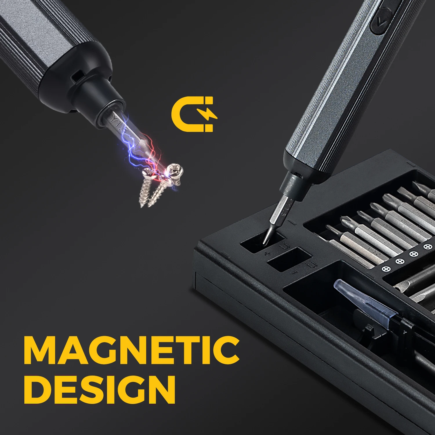 مجموعة مفكات كهربائية دقيقة 68 في 1 مع 5 إعدادات عزم الدوران 64 بت مغناطيسي أداة طاقة صغيرة مناسبة لأجهزة الكمبيوتر الهواتف #2