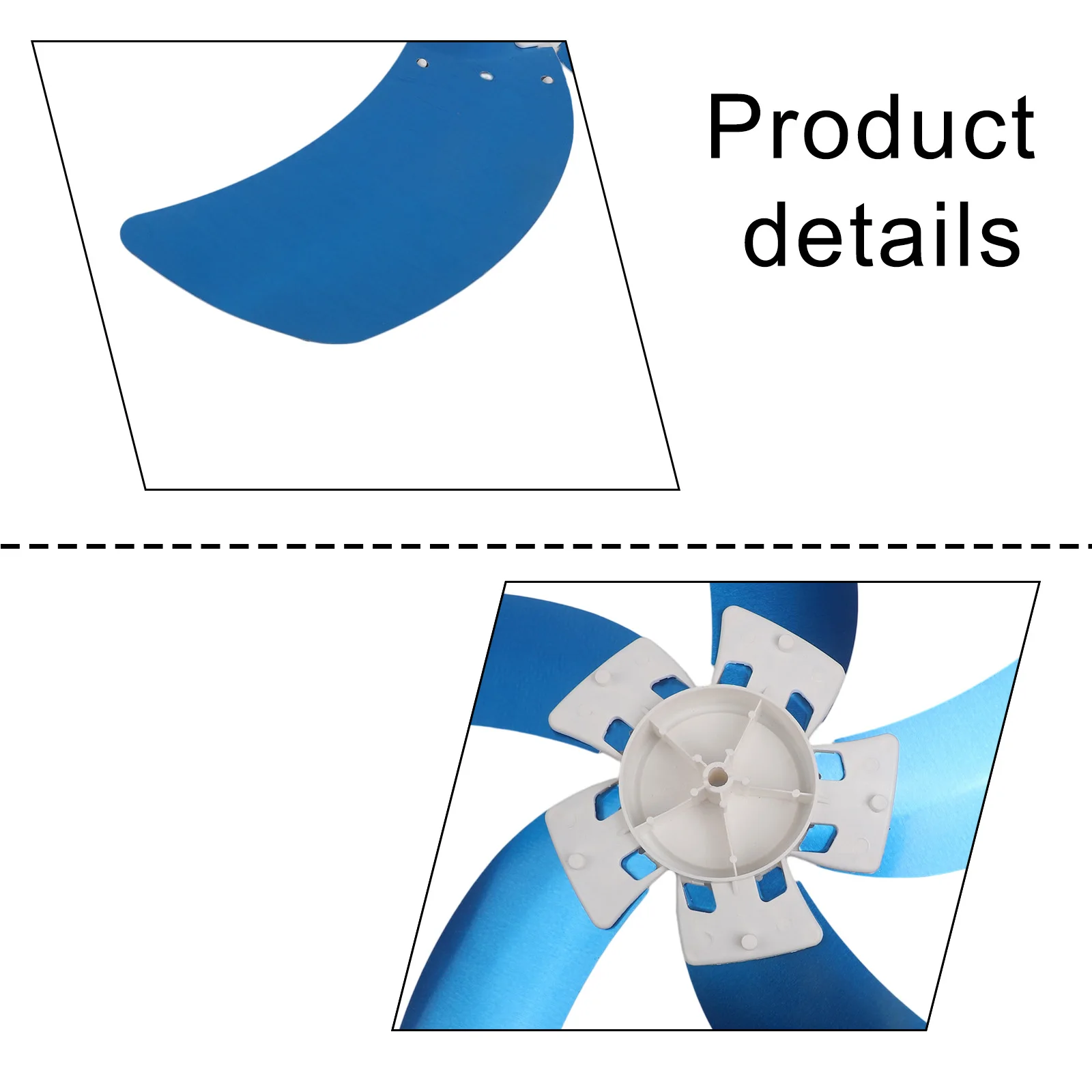 Electric Fan Parts 18 Inch Electric Fan Blade Household Use Fan Maintenance 18 Inch 42cm Five-blade Design Lightweight Aluminum