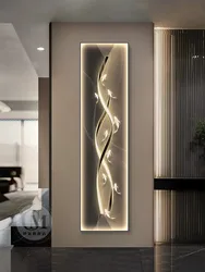 Modern Abstract Wall Decoration Art Wall Lamp Free Delivery Living Room Dining Room Bedroom Background Wall Remote Control Dimmi