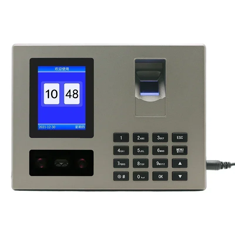 CN FA03 Attendance Machine Face  Fingerprint Password Employee Check-in Device Facial Recognition Apparatus Punch Card Equipment