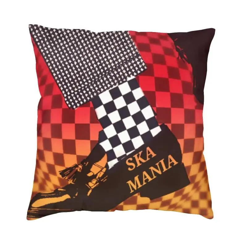 

Ska Mania Cushion Cover 45x45cm Reggae Music Soft Cute Pillows Case Decoration Salon