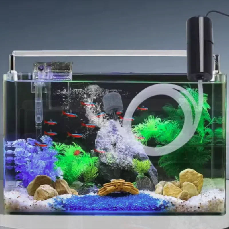 Aquarium Lily Pipe - Mini Aquarium Air Pump Kit with