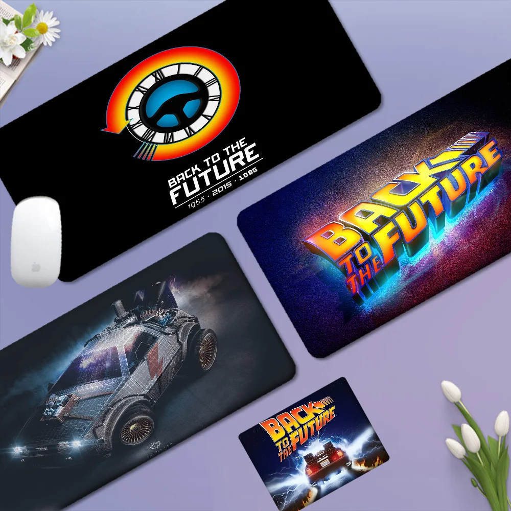 Back To The Future Rubber XXL Cartoon Anime Gaming Mouse Pad Keyboard Mouse Mats Desk Mat Accessories For PC Mouse Carpet