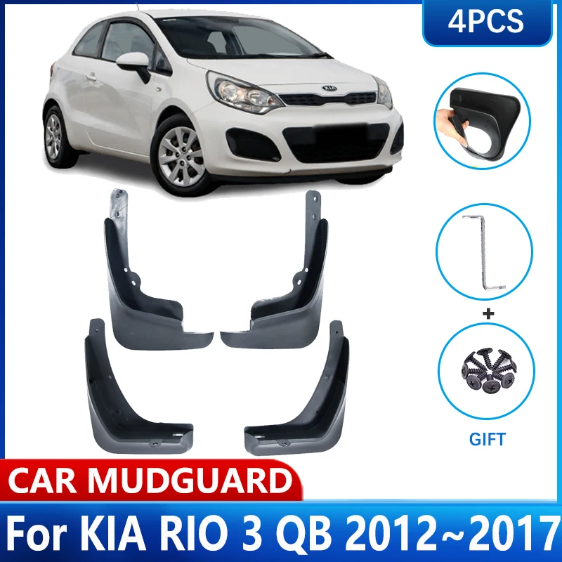 

Автомобильное крыло для KIA RIO 3 K2 QB, аксессуары 2012 ~ 2017 2013 2014 русская модель, крылья переднего колеса, брызговик, брызговик