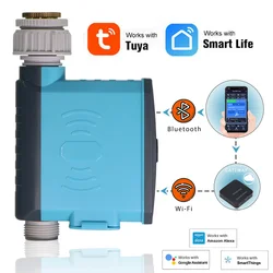 WIFI Bluetooth Garden Watering Timer IP67 Automatic Irrigation Gateway Controller Home Smartphone Remote Flowers Water Timer