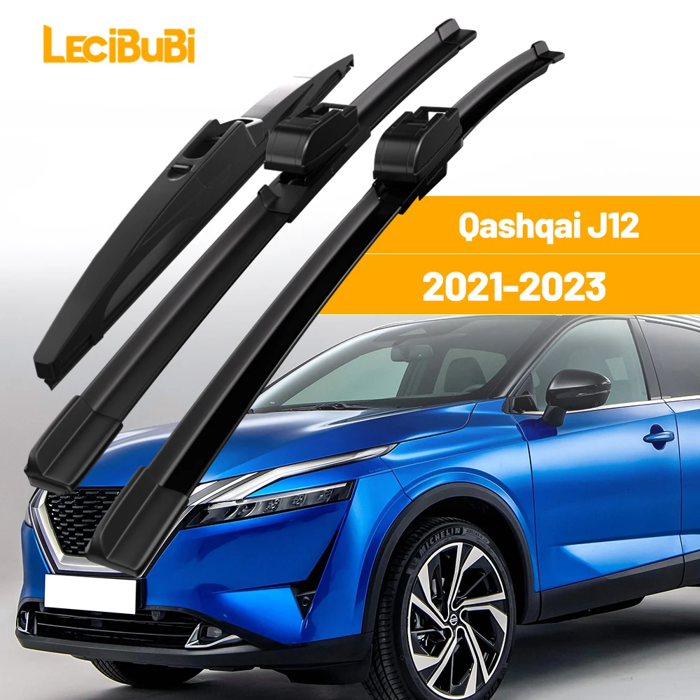 

Для Nissan Qashqai J12 2021-2023 1 комплект передних и задних щеток стеклоочистителей стеклоочистителей 2022 аксессуары