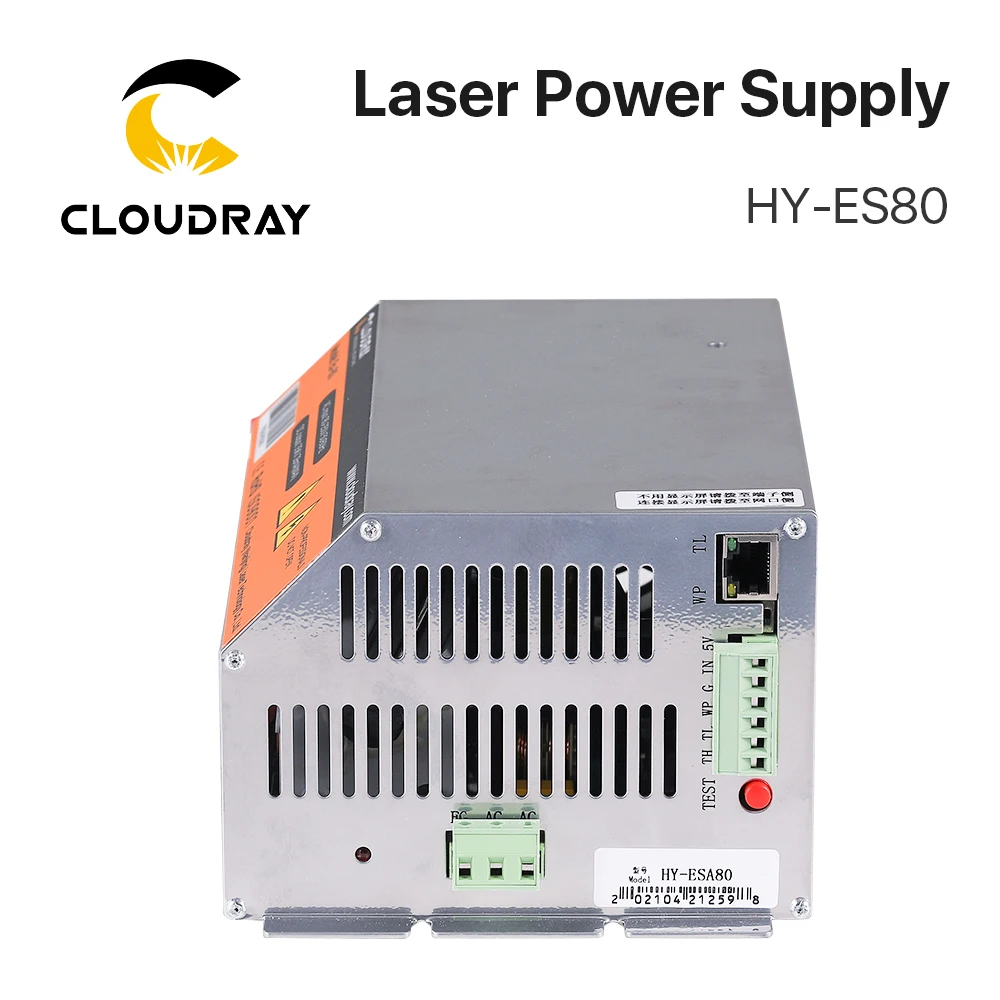 Imagem -05 - Cloudray-fonte de Alimentação a Laser para Gravação e Máquina de Corte Co2 80100w Hy-es80 es Series